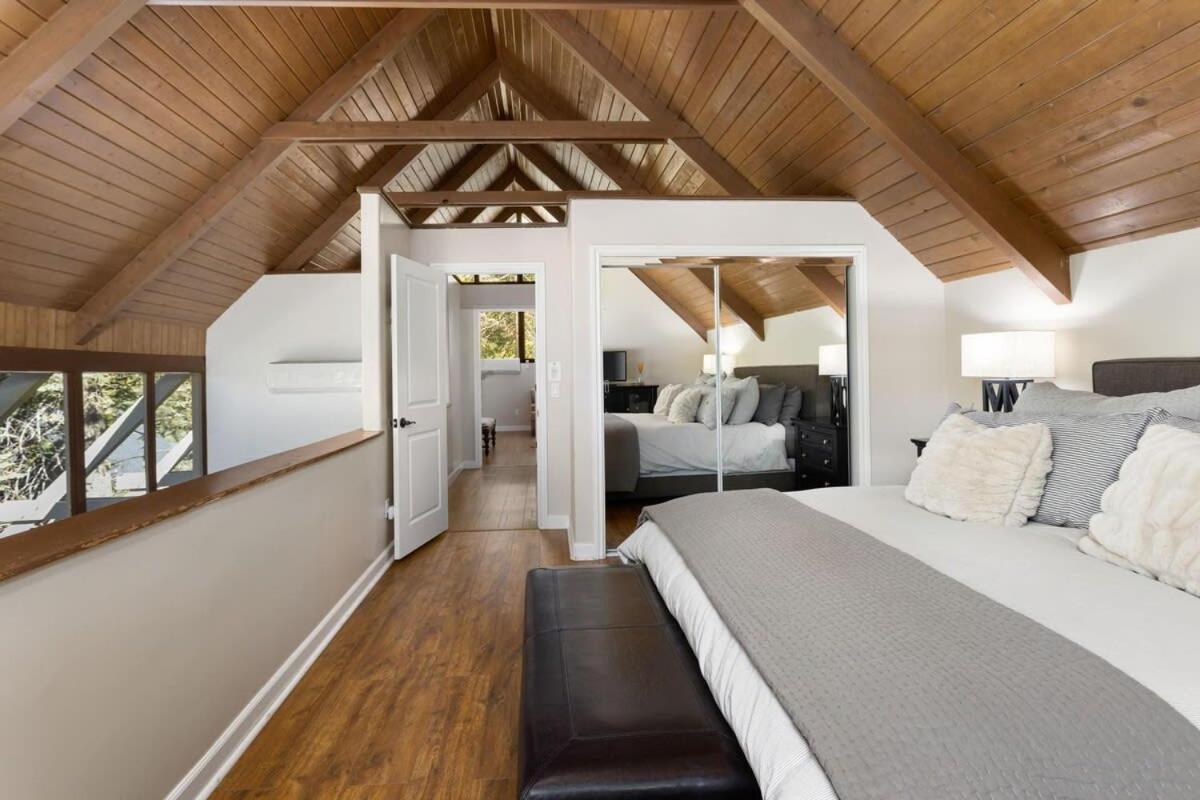 Snowflower Cabin Modern Luxe, 2 Level, 1500 Sqft, Ac, View, Dogs, Walk To Village 레이크애로우헤드 외부 사진