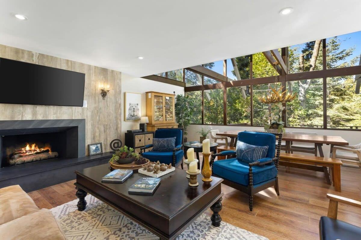 Snowflower Cabin Modern Luxe, 2 Level, 1500 Sqft, Ac, View, Dogs, Walk To Village 레이크애로우헤드 외부 사진