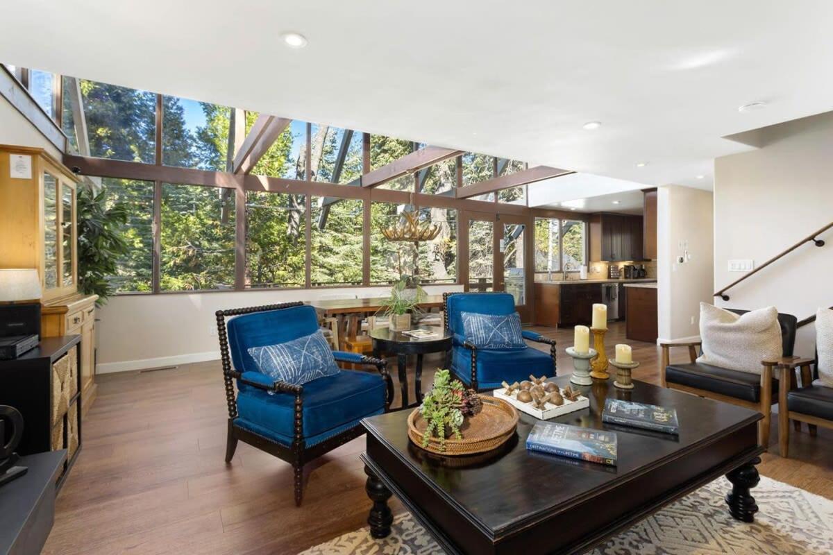 Snowflower Cabin Modern Luxe, 2 Level, 1500 Sqft, Ac, View, Dogs, Walk To Village 레이크애로우헤드 외부 사진